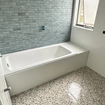 Waterproofing and tiling in a bathroom